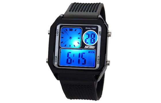 Dame Silicone Electronic LED SPL Digitaluhr-Eilschritt-Zone mit Stoppuhr